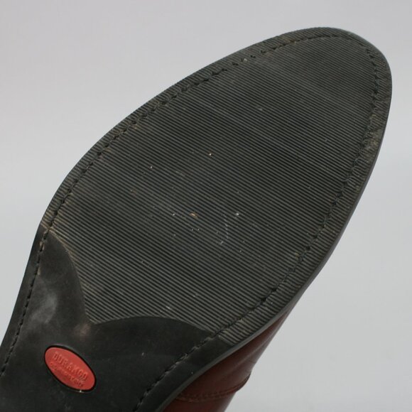 Durango Men's 11 D TR824 Brown Leather Side-zip Short Ankle Western Cowboy Boots - Picture 10 of 12